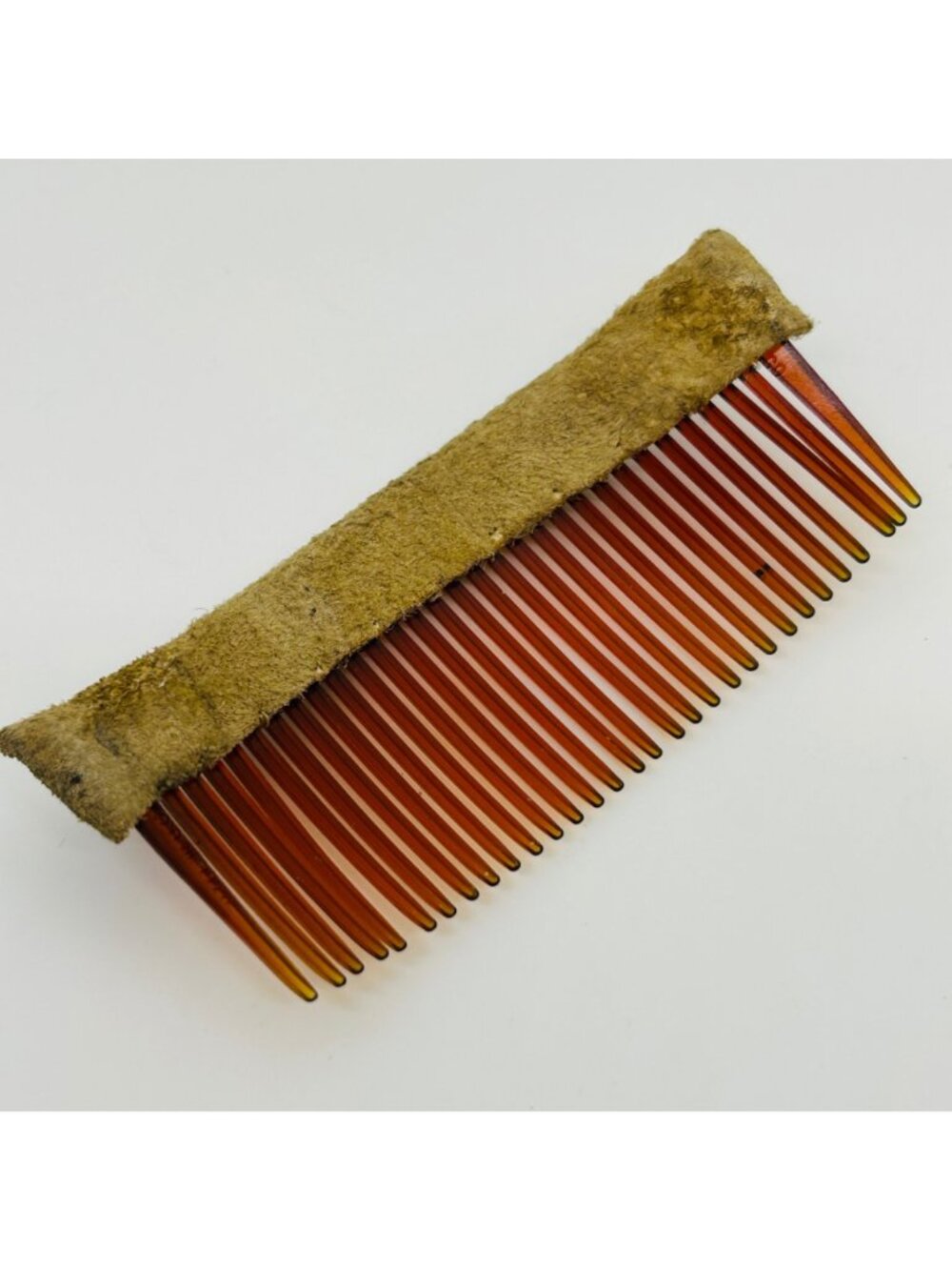 Handmade Southwestern Beaded Hair Comb Seed Bead Loomed Black Red White Vintage - Picture 12 of 13
